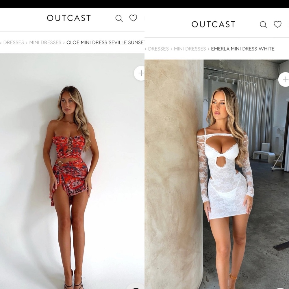 Outcast clothing 2 dress bundle